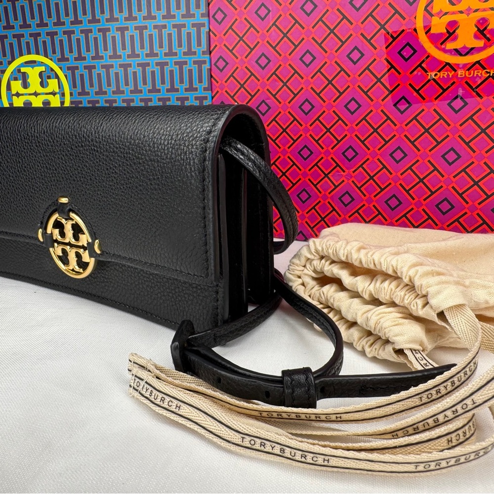 TORY BURCH Black Leather Crossbody Bag - Picture 5 of 16